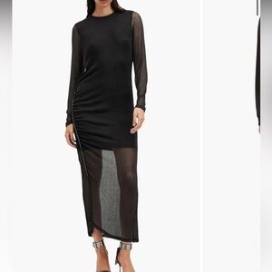 All Saints Nora Sparkle Long Sleeve Dress size 8 NWOT